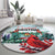 Cardinal Christmas Round Carpet Snowflake Xmas Tree LT01