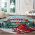 Cardinal Christmas Round Carpet Snowflake Xmas Tree LT01