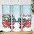 Personalised Cardinal Christmas Skinny Tumbler Snowflake Xmas Tree - Wonder Print Shop