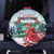 Cardinal Christmas Spare Tire Cover Snowflake Xmas Tree - Wonder Print Shop