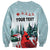 Personalised Cardinal Christmas Sweatshirt Snowflake Xmas Tree - Wonder Print Shop