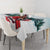 Cardinal Christmas Tablecloth Snowflake Xmas Tree - Wonder Print Shop