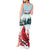 Personalised Cardinal Christmas Tank Maxi Dress Snowflake Xmas Tree - Wonder Print Shop