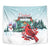Cardinal Christmas Tapestry Snowflake Xmas Tree - Wonder Print Shop