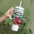 Personalised Cardinal Christmas Tumbler With Handle Snowflake Xmas Tree - Wonder Print Shop