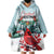 Personalised Cardinal Christmas Wearable Blanket Hoodie Snowflake Xmas Tree - Wonder Print Shop