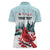 Personalised Cardinal Christmas Women Polo Shirt Snowflake Xmas Tree - Wonder Print Shop