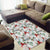 Cardinal Christmas White Area Rug Xmas Pattern - Wonder Print Shop