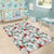 Cardinal Christmas White Area Rug Xmas Pattern - Wonder Print Shop