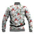 Cardinal Christmas White Baseball Jacket Xmas Pattern - Wonder Print Shop