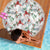 Cardinal Christmas White Beach Blanket Xmas Pattern - Wonder Print Shop