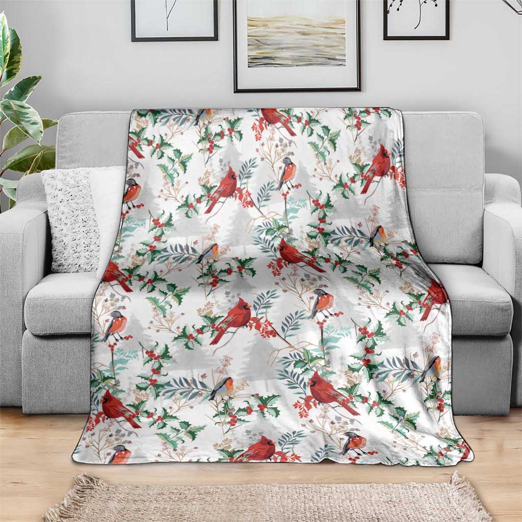 Cardical Christmas White Blanket Xmas Pattern
