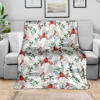 Cardical Christmas White Blanket Xmas Pattern