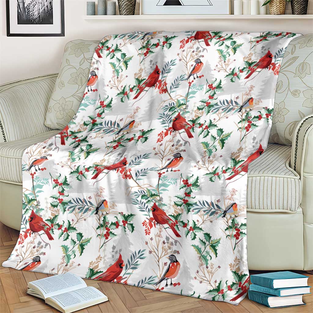 Cardical Christmas White Blanket Xmas Pattern