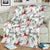 Cardical Christmas White Blanket Xmas Pattern