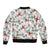 Cardinal Christmas White Bomber Jacket Xmas Pattern - Wonder Print Shop