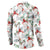 Cardinal Christmas White Button Sweatshirt Xmas Pattern - Wonder Print Shop