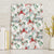 Cardinal Christmas White Canvas Wall Art Xmas Pattern - Wonder Print Shop