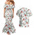 Cardinal Christmas White Couples Matching Mermaid Dress and Hawaiian Shirt Xmas Pattern - Wonder Print Shop