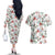 Cardinal Christmas White Couples Matching Off The Shoulder Long Sleeve Dress and Hawaiian Shirt Xmas Pattern - Wonder Print Shop