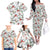 Cardinal Christmas White Family Matching Off The Shoulder Long Sleeve Dress and Hawaiian Shirt Xmas Pattern - Wonder Print Shop