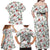 Cardinal Christmas White Family Matching Off Shoulder Maxi Dress and Hawaiian Shirt Xmas Pattern - Wonder Print Shop