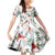 Cardinal Christmas White Family Matching Off Shoulder Short Dress and Hawaiian Shirt Xmas Pattern - Wonder Print Shop