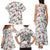 Cardinal Christmas White Family Matching Tank Maxi Dress and Hawaiian Shirt Xmas Pattern - Wonder Print Shop