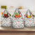 Cardinal Christmas White Grocery Bag Xmas Pattern