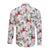 Cardinal Christmas White Long Sleeve Button Shirt Xmas Pattern - Wonder Print Shop