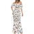 Cardinal Christmas White Mermaid Dress Xmas Pattern - Wonder Print Shop