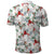 Cardinal Christmas White Polo Shirt Xmas Pattern - Wonder Print Shop