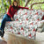 Cardinal Christmas White Quilt Xmas Pattern - Wonder Print Shop