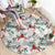 Cardical Christmas White Round Carpet Xmas Pattern
