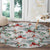 Cardical Christmas White Round Carpet Xmas Pattern