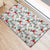 Cardinal Christmas White Rubber Doormat Xmas Pattern - Wonder Print Shop