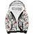 Cardinal Christmas White Sherpa Hoodie Xmas Pattern - Wonder Print Shop