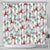 Cardical Christmas White Shower Curtain Xmas Pattern