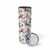 Cardinal Christmas White Skinny Tumbler Xmas Pattern - Wonder Print Shop