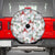 Cardinal Christmas White Spare Tire Cover Xmas Pattern - Wonder Print Shop