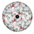 Cardinal Christmas White Spare Tire Cover Xmas Pattern - Wonder Print Shop