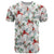 Cardinal Christmas White T Shirt Xmas Pattern - Wonder Print Shop