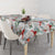 Cardinal Christmas White Tablecloth Xmas Pattern - Wonder Print Shop