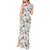 Cardinal Christmas White Tank Maxi Dress Xmas Pattern - Wonder Print Shop