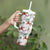 Cardinal Christmas White Tumbler With Handle Xmas Pattern - Wonder Print Shop