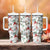 Cardinal Christmas White Tumbler With Handle Xmas Pattern - Wonder Print Shop