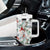Cardinal Christmas White Tumbler With Handle Xmas Pattern - Wonder Print Shop