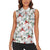 Cardinal Christmas White Women Sleeveless Polo Shirt Xmas Pattern - Wonder Print Shop