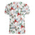 Cardinal Christmas White Women V-Neck T-Shirt Xmas Pattern - Wonder Print Shop