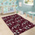 Cardinal Christmas Wine Red Area Rug Xmas Pattern - Wonder Print Shop